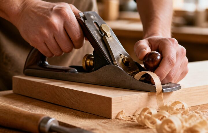 Handwerkliche Holzbearbeitung in der Tischlerei